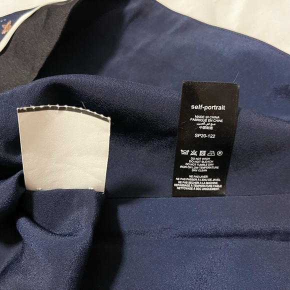 ✨Host Pick✨Self-Portrait Ruched Star Print Satin Dress - Picture 11 of 14